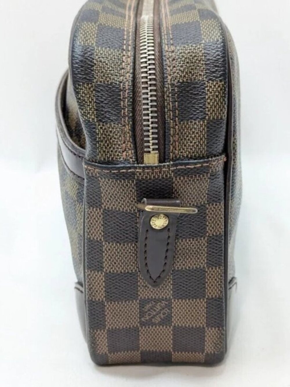 Authentic Louis Vuitton Trocadero 24 Damier Ebene Crossbody Bag Brown Canvas LV - Picture 5 of 15